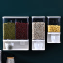 Dry Food Dispenser Wall Mounted - Grains Storage Space Saving (1500ml) Newly