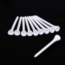 10pcs Wooden Golf Tees Golf White and WoodTees Golf Ball Nails Golf Training Aid
