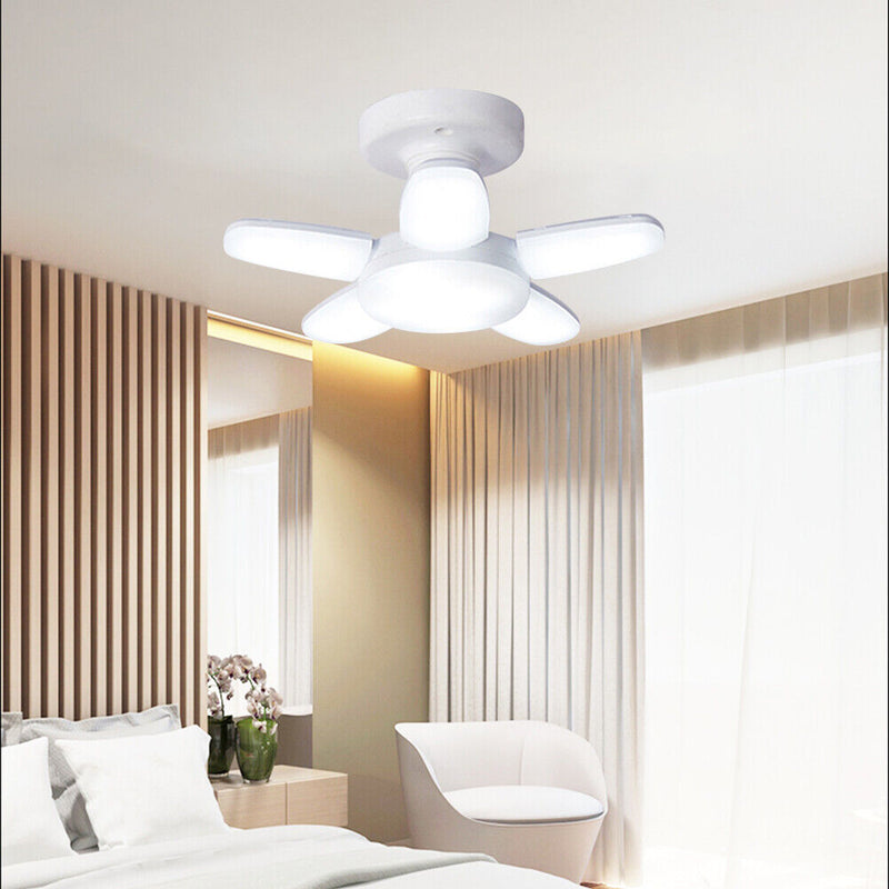 5+1 Leaves E27 Folding Garage Leaf Light Mini LED Household Bulb (165-265V)