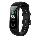 Silicone Wrist Strap Band w/Steel Buckle for Huawei Honor Band 5/4 (Black)