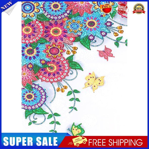 5D Part Special Shaped Drill Diamond Painting Flower Butterfly Kit Wall Art