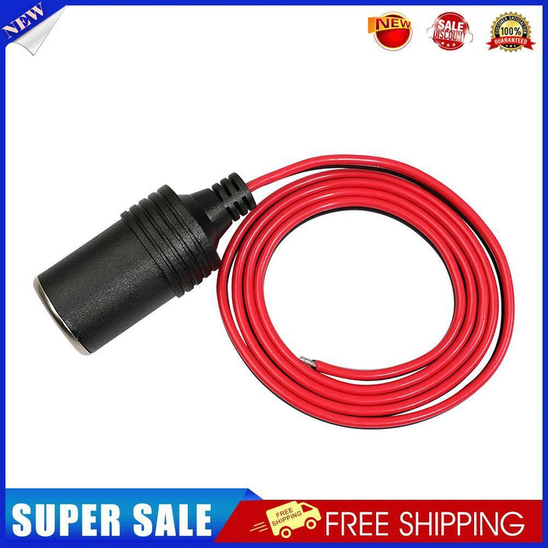 12V 10A Car Cigarette Lighter Charger Cable Female Socket Adapter (100cm)
