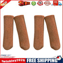 4pcs/set Pure Chair Feet Sock Thickened Table Leg Knitted Cover (Coffee)