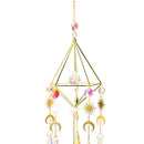 Crystal Windchimes Ornament Lighting Ball Home Hanging Pendant Decor (B) Newly