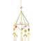 Crystal Windchimes Ornament Lighting Ball Home Hanging Pendant Decor (B) Newly