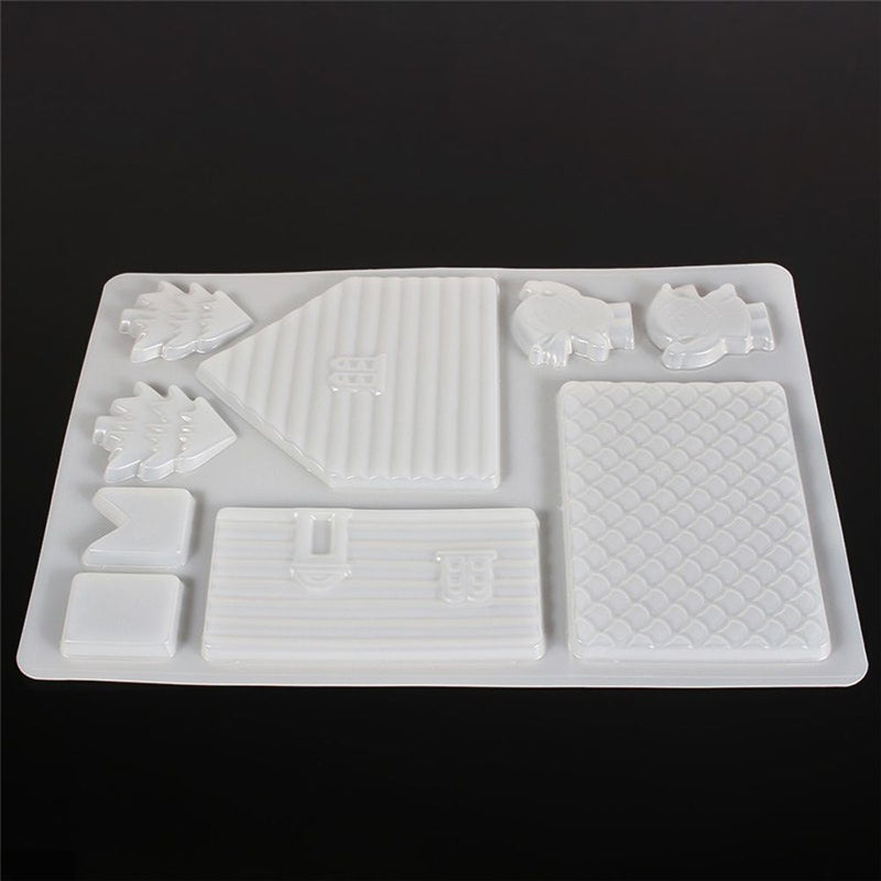 Tools Christmas Chocolate Mold Biscuits Cutter Gingerbread House Mould