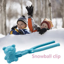 Winter Bear Shaped Snowball Maker Clip Snowball Fight Tool Play Fun Sports Toys