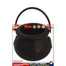 Mini Halloween Candy Bucket Pot Portable Witch Cauldron Jar (Witch Pot) Newly