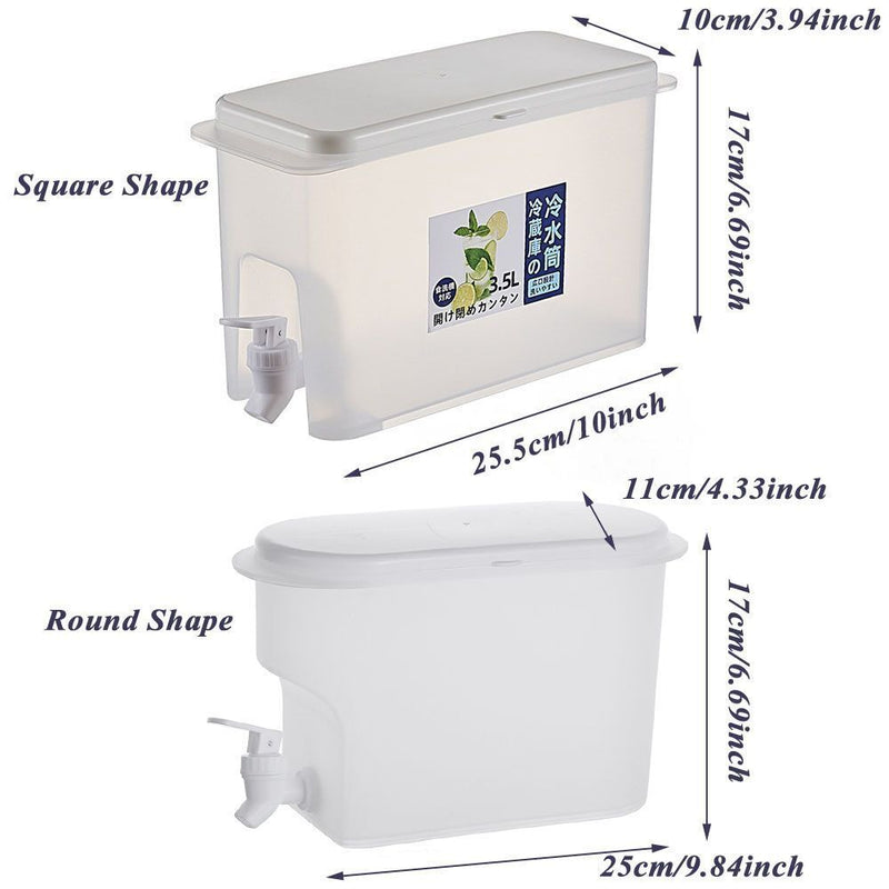 Water Container Cold Kettle Ice Bottle Water Jug With Tap Lemonade Jug