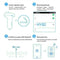 Display Car Kit FM Transmitter MP3 Player 2 USB Charger Fast Charger Adapter
