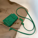 Mini Small Messenger Bags for Women Girl Chain Purse PU Leather Ladies Handbag