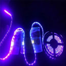 UV LED Strip Light 5V DC 5050 Ribbon Ultraviolet Tape Lamp for DJ Fluorescence
