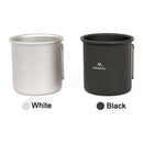 Mountainhiker 300ml Camping Water Cups Foldable Handle Outdoor Tea Mug (White)