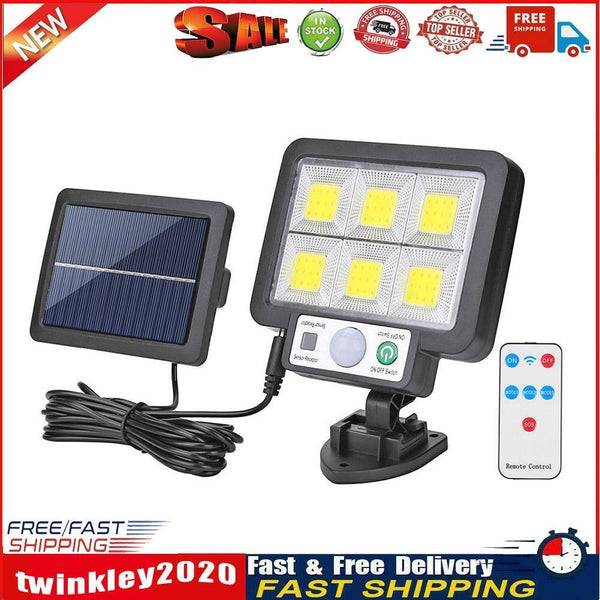 LED Split Solar Wall Light Waterproof Motion Sensor Lamp Street Light (D) Newly