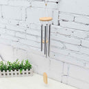 Series Metal Pendant Wind Chime Hanging Decorations Solid Wood Aluminum Tubes
