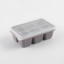 Square Silicone Ice Cube Mold with Lid Soft Bottom Ice Tray Mould Kitchen Des