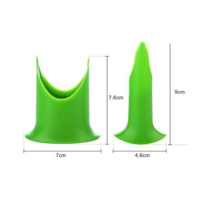 Fruit Vegetable Seed Remover Pepper Chilli Cutter Core Slicer Tool (Green)