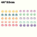 Multicolor Dots Wall Stickers Polka Dot Decals Stickers Decor Bedroom Fo H9I8