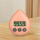 Water Drop Electronic Countdown Digital Timer Study Alarm Clock (Orange)