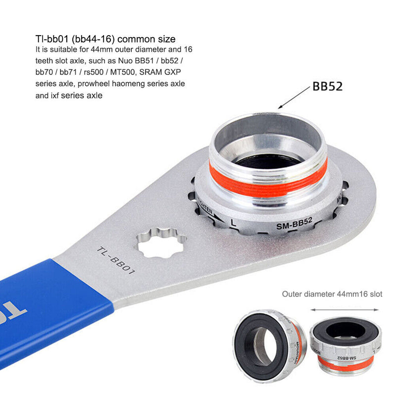 1pc Road Bike Bottom Brackets BB Wrench MTB Bicycle Tooth Disc Installation