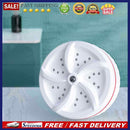 Portable Washing Machine Rotating Turbo Washer Mini Turbo Washer for Home Travel