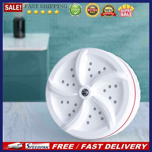 Portable Washing Machine Rotating Turbo Washer Mini Turbo Washer for Home Travel