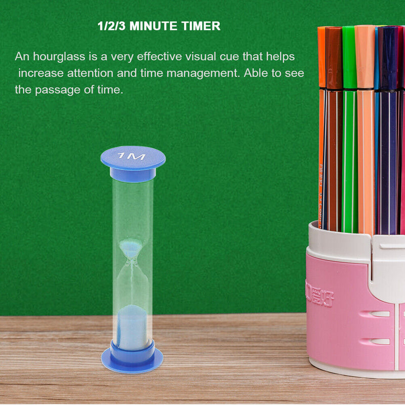 1/2/3 Minutes Clocks Hourglass Sandglasses Sand Clock Sand Timer Home Decor