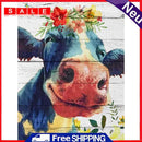 5D DIY Diamond Painting Cow Full Drill Rhinestone Mosaic Art Picture Decoration