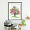 DIY Part Special Shape Diamond Painting Kit 5D Colorful tree Drawing