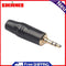 3.5mm TRS Plug Stereo Audio Converter Adapter Soldering Connector for AUX Cable