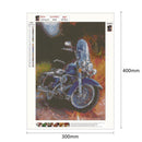 N/A 5D DIY Full Drill Diamond Painting Motorcycle Cross Stitch Embroidery Kit