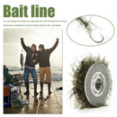 5m Realistic Weed Carp Fishing Line Method Feeder Hair Rigs Tackle (35LB)