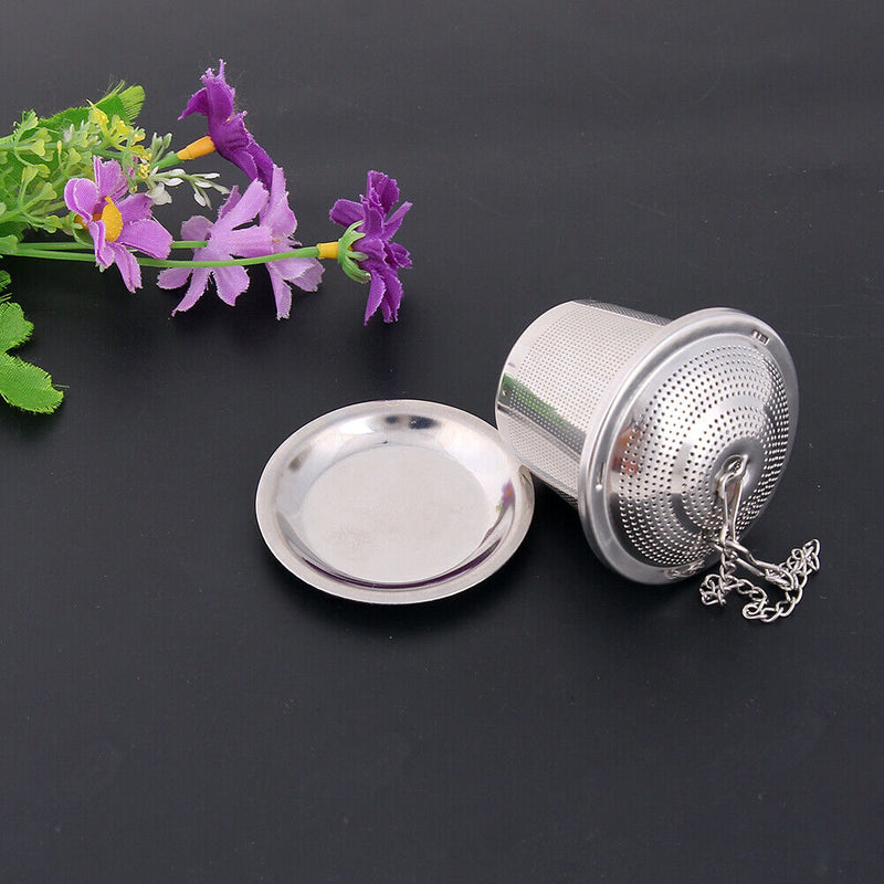 Stainless Steel Tea Infuser Loose Leaf Tea Strainer Herbal Spice Filter Newly