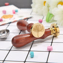 Retro DIY Seal Stamp Scrapbooking Envelope Decor Plant Flower Sealing Wax Stamp