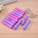 12pcs Perm Bar Rubber Band Hair Curler Hairdressing Tool(Random Color/7