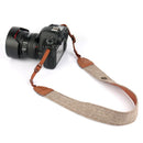 Adjustable Universal Cotton Leather Camera Shoulder Neck Strap for DSLR Cam