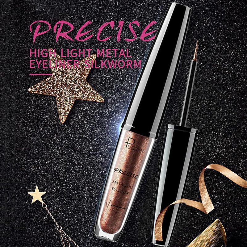 16 Colors Liquid Eyeliner Waterproof Lasting Metallic Shimmer Eye Liner (02
