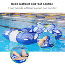 Summer Water Hammock Pool Beach Lounger Floating Sleeping Cushion (Blue) Newly
