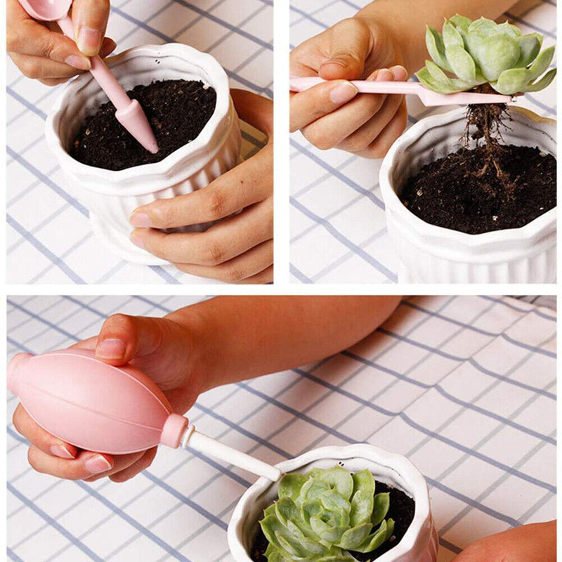 Garden Planter Kit Succulent Planting DIY Tool Seedling Tool (16pcs Pink) Newly