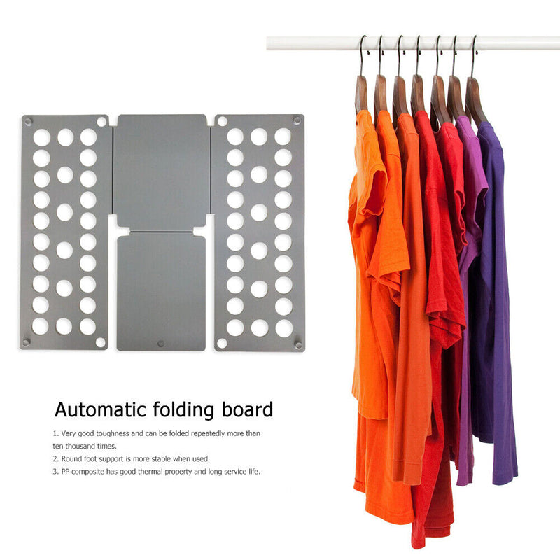 Laundry Folding Board Kids Adjustable Clothes Holder Organzier(Grey) Newly