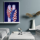 5D DIY Diamond Painting Full Round Diamond Flag w792 Newly