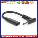 USB C Female to 90 Degree Angle DC Connector PD Fast Charger Adapter for Laptop