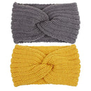Wrap Knitted Headband Hair Accessories Cross Knot Hairband Ear Warmer Headband