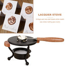 Deer Shape Retro Wax Seal Stamp Sealing Wax Furnace Pot Stove Card Making Tools
