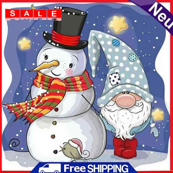 Snowman Goblin 5D DIY Full Drill Diamond Painting Picture Rhinestone Mosaic Art