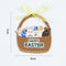 With Bowknots DIY Wood Chips Hanging Ornaments Wooden Craft Easter Decorations