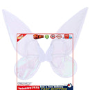 Kids Girls Fairy Wings Anti-fade Glitter Organza Princess Wing (White) Newly