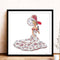 DIY Elegant Lady Kit Rhinestone Drawing 5D Special Shaped Diamond Painting Newly