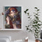 Frameless Oil Paint By Numbers Wall Art Posters Picture Craft Kit Home Gift