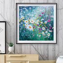 Full Cross Stitch 11CT Fresh Flowers Counted Embroidery DIY Needlework Kits Art